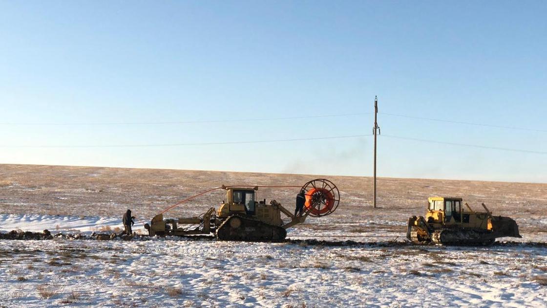 Строительство волоконно-оптических линий