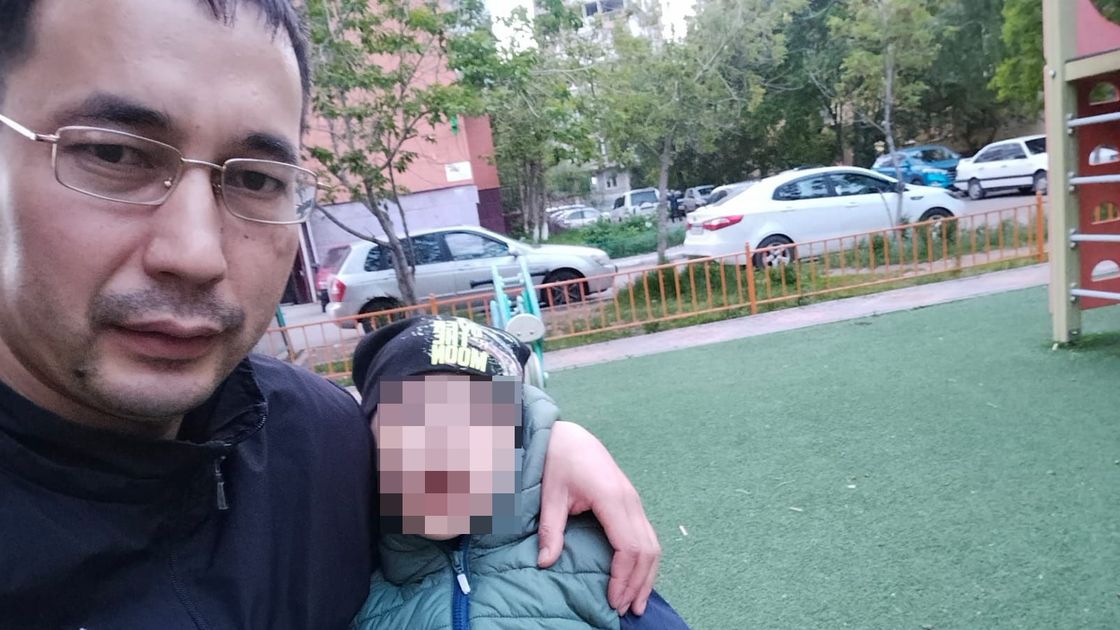 Дарын с папой