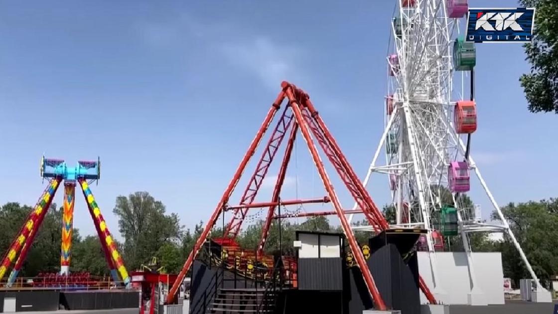 Аттракционы в парке