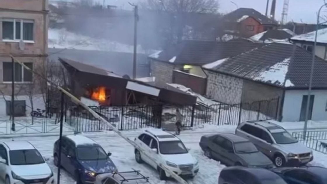 Взрыв в кафе в Хромтау