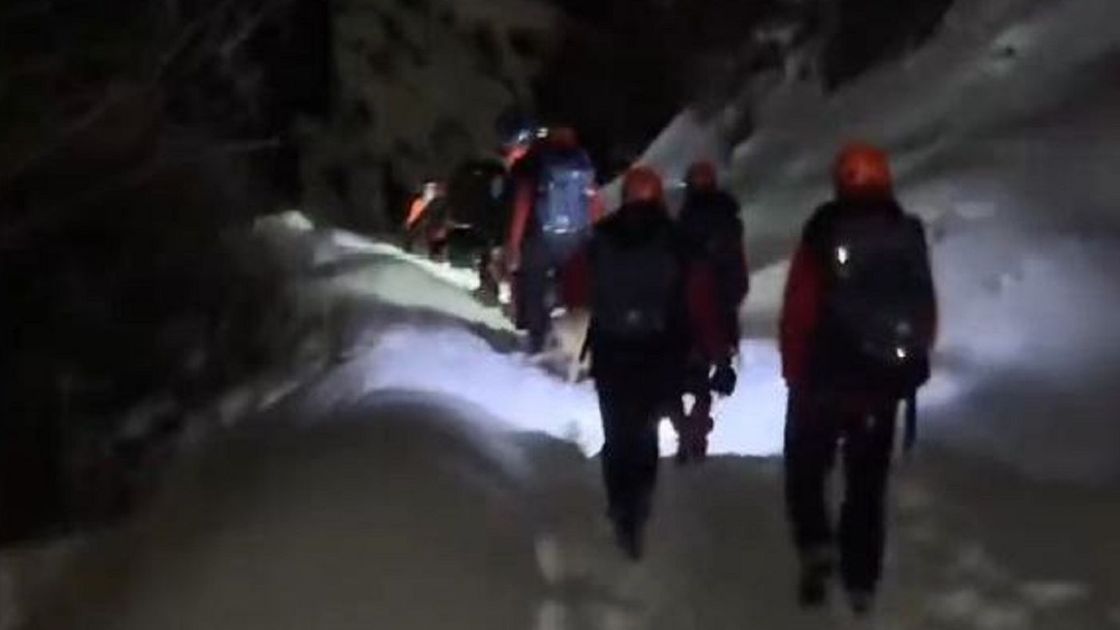 Спасатели в поисках туриста