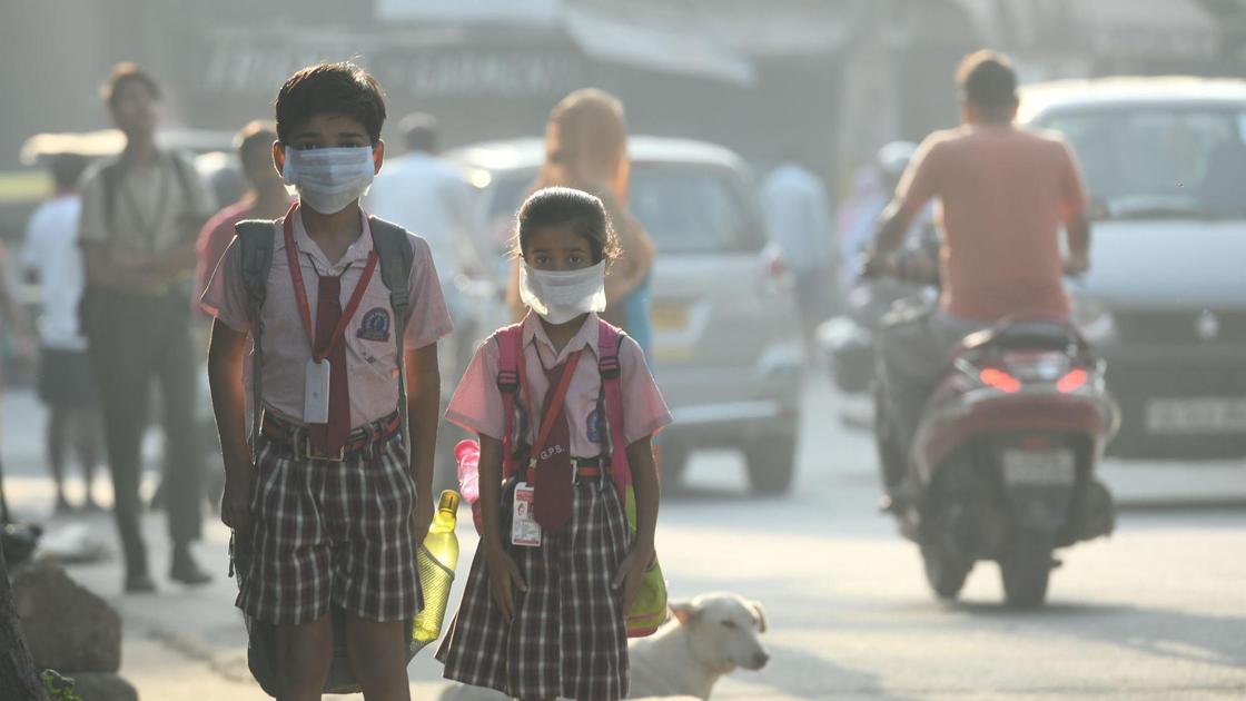 Сезонное загрязнение воздуха в Индии
