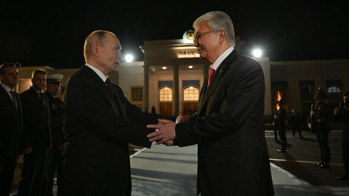 Қасым-Жомарт Тоқаев пен Владимир Путин