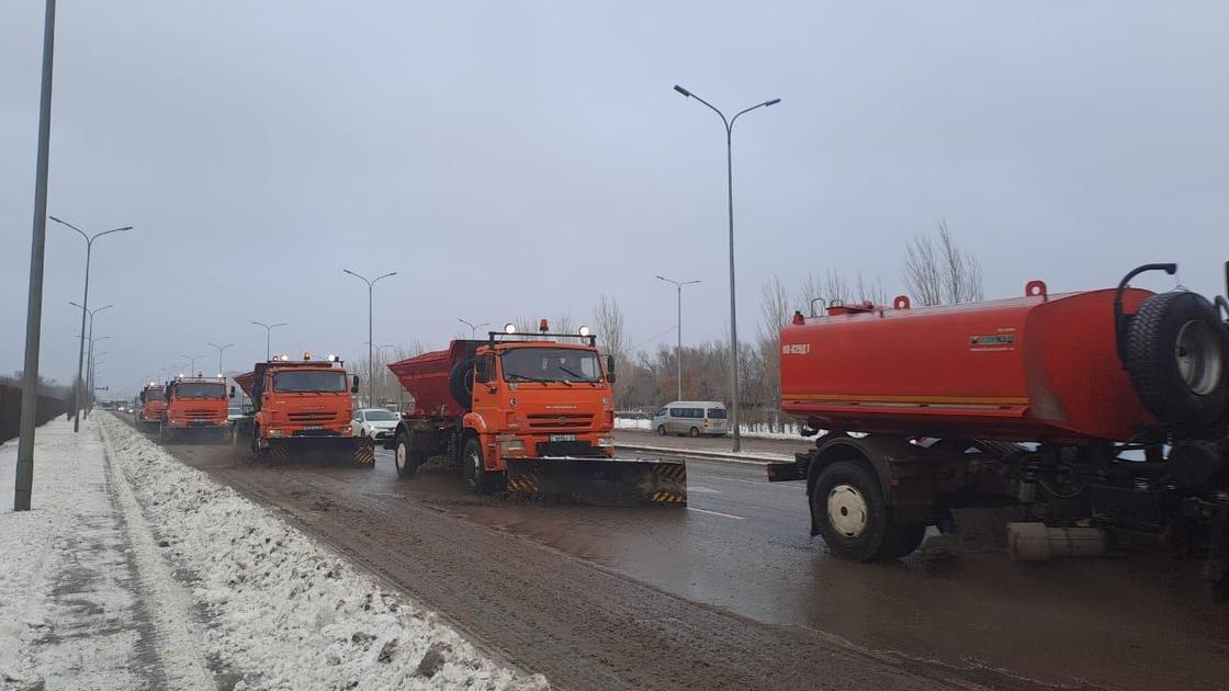 Снегоуборочная техника в Астане