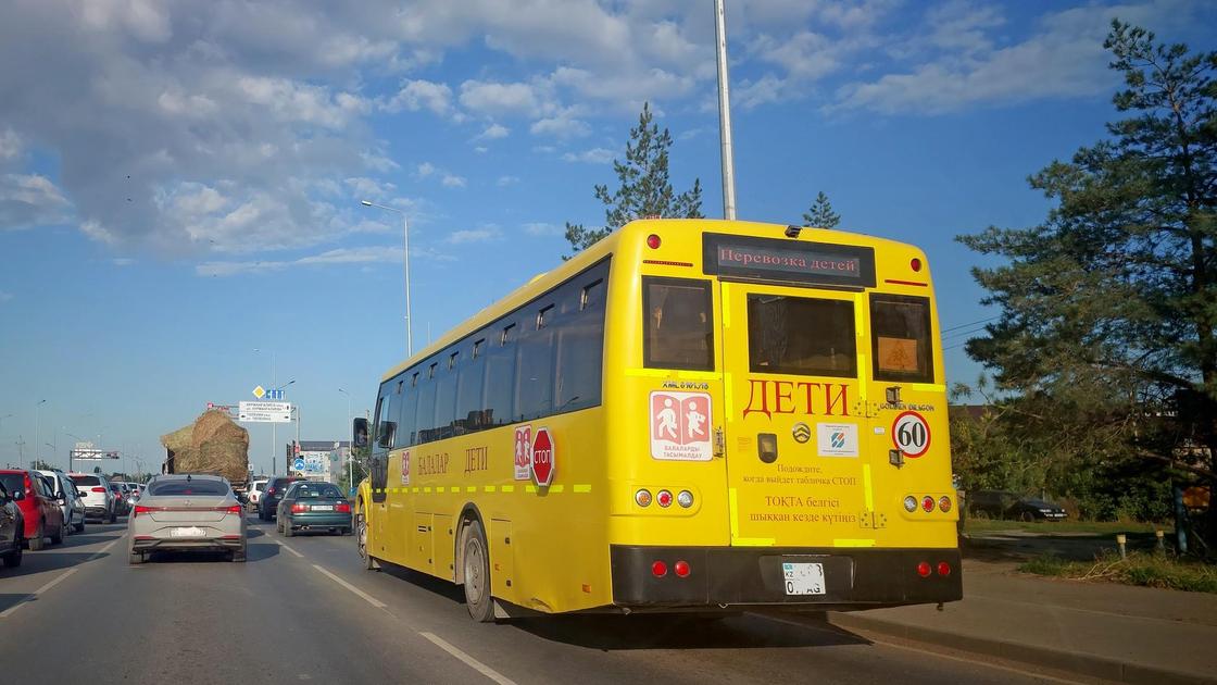 Детей везут в школу