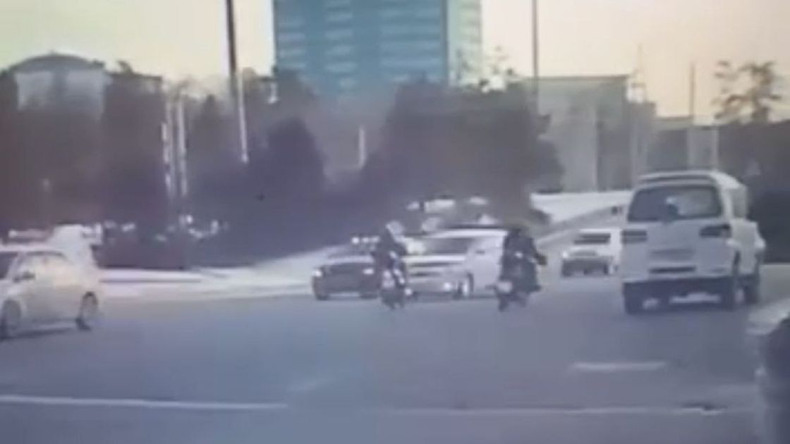 Столкновение мопеда и машины