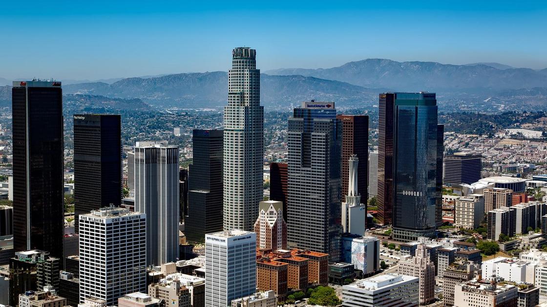 Лос-Анджелес вид сверху