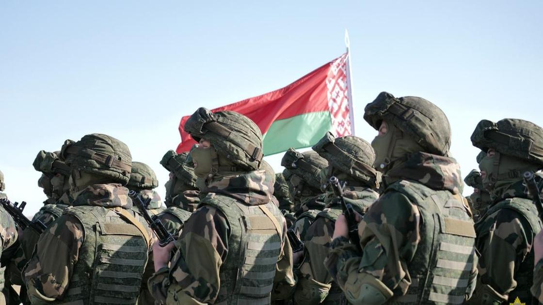 Белорусские военные на учениях ОДКБ