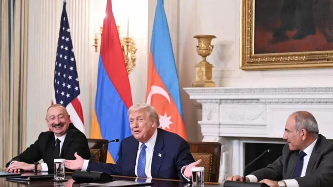 Ильхам Әлиев, Никол Пашинян, Дональд Трамп