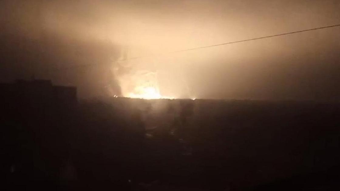 Взрыв в Харьковской области