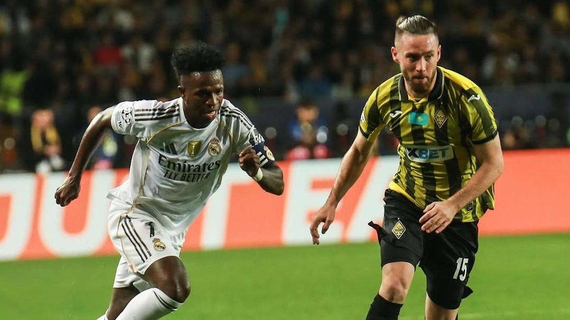 Матч "Кайрата" и "Реала" в ЛЧ