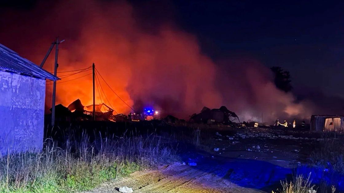 Пожар под Ярославлем