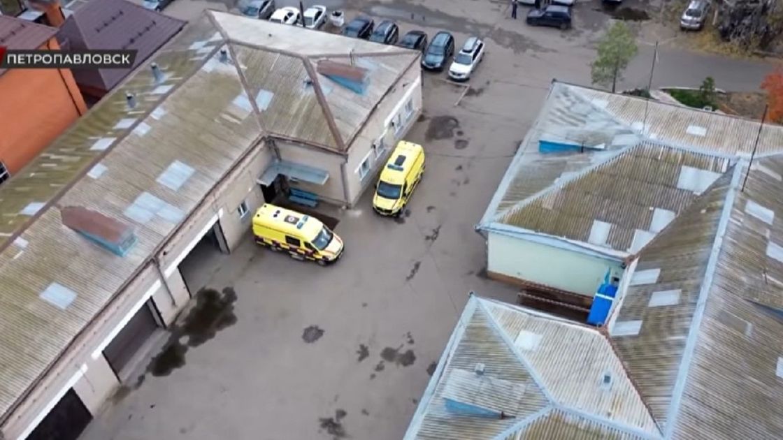 Здание станции скорой помощи в Петропавловске