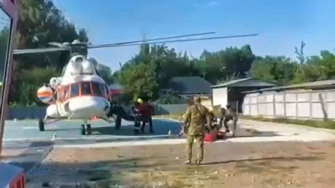 Эвакуация туриста вертолетом