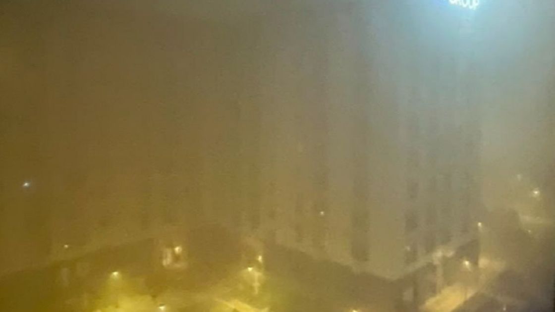 Дымка в воздухе в Атырау