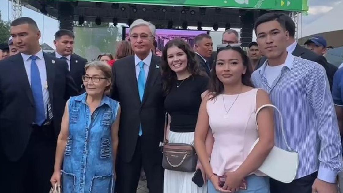 Касым-Жомарт Токаев в Алматы