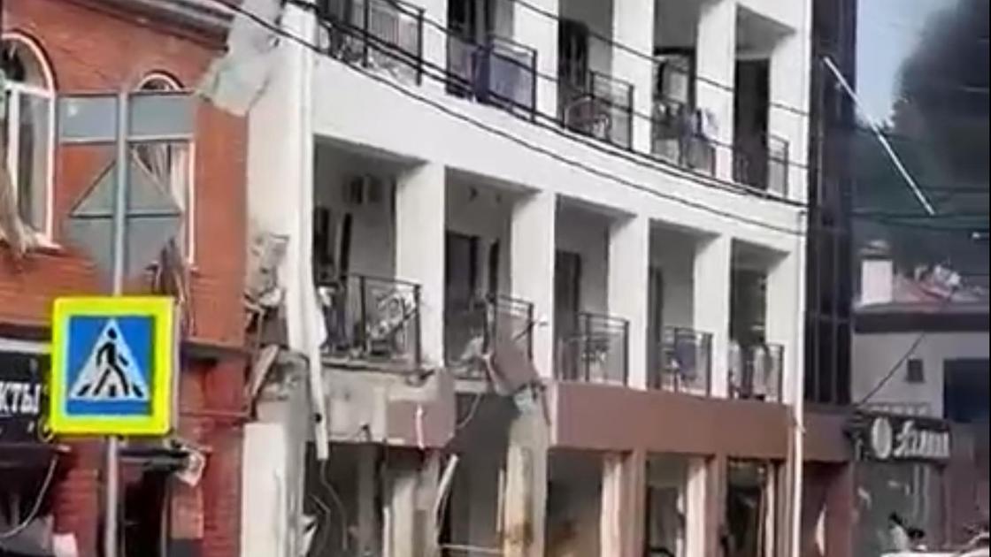 Взрыв в гостинице в Геленджике