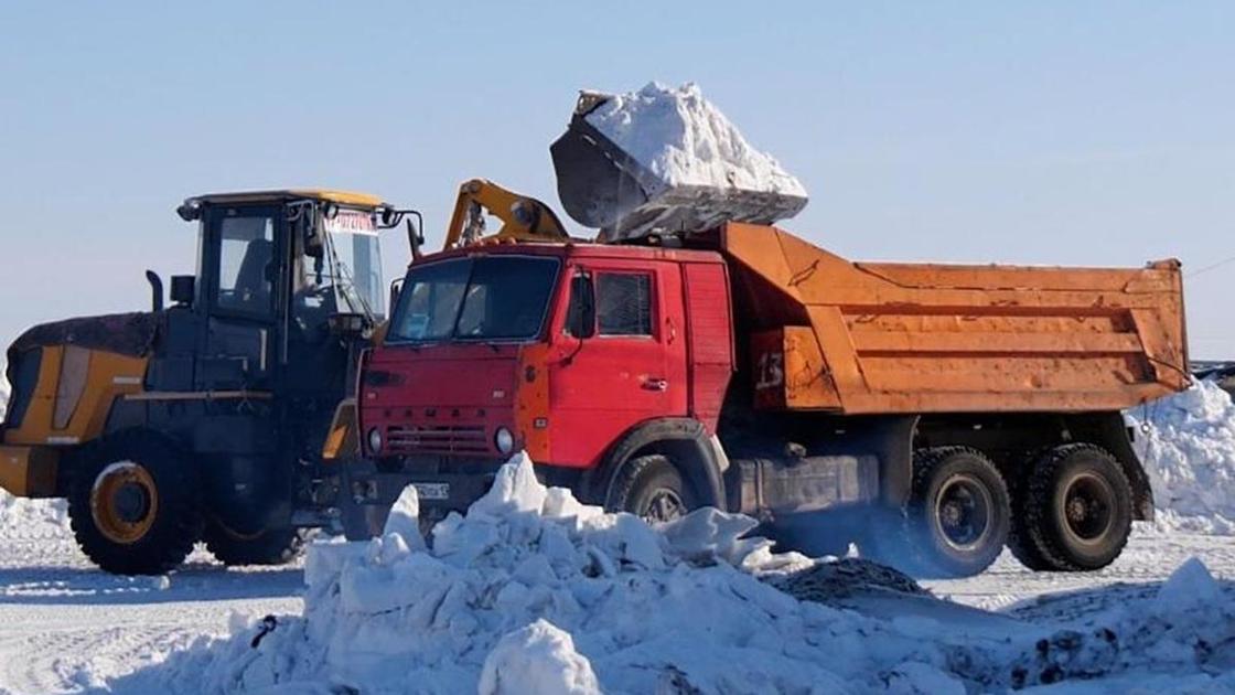 Погрузка и вывоз снега