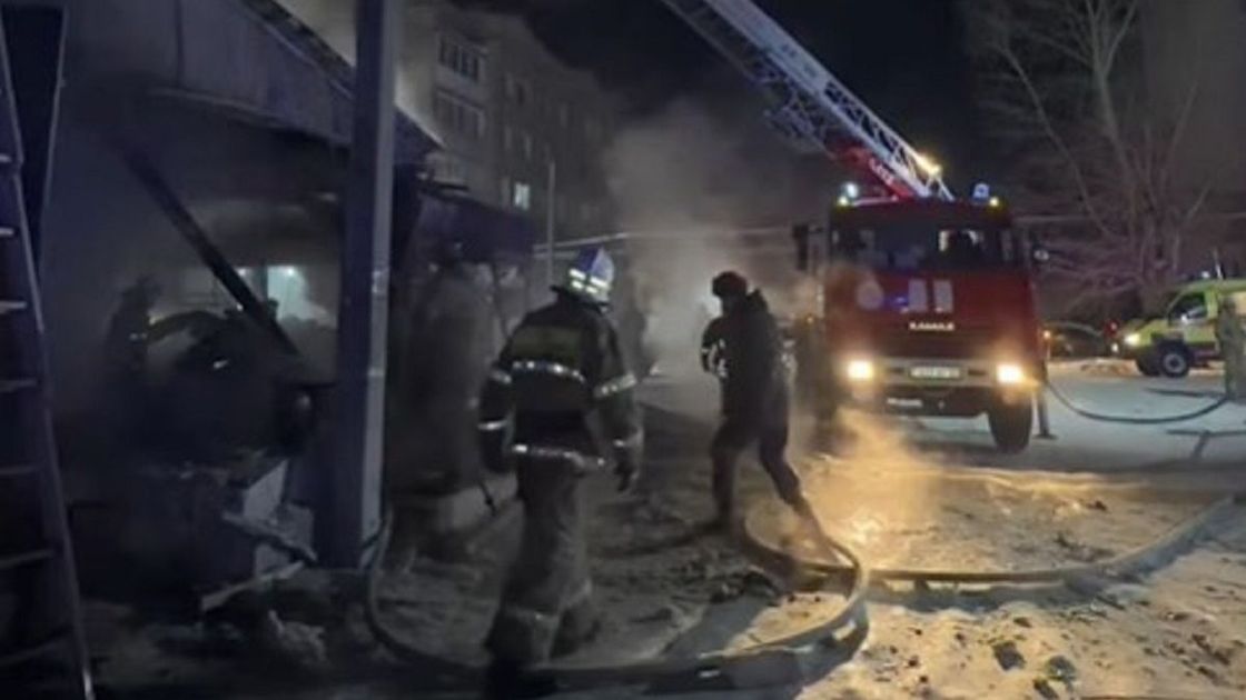 Взрыв в Щучинске