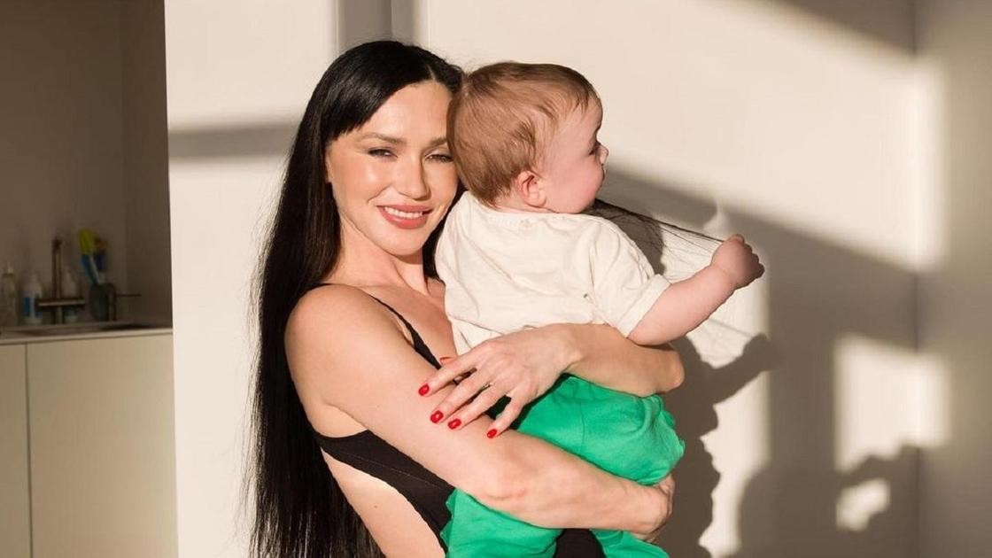 Ольга Серябкина с сыном