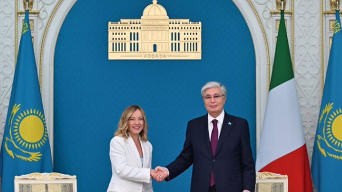 Джорджа Мелони және Қасым-Жомарт Тоқаев