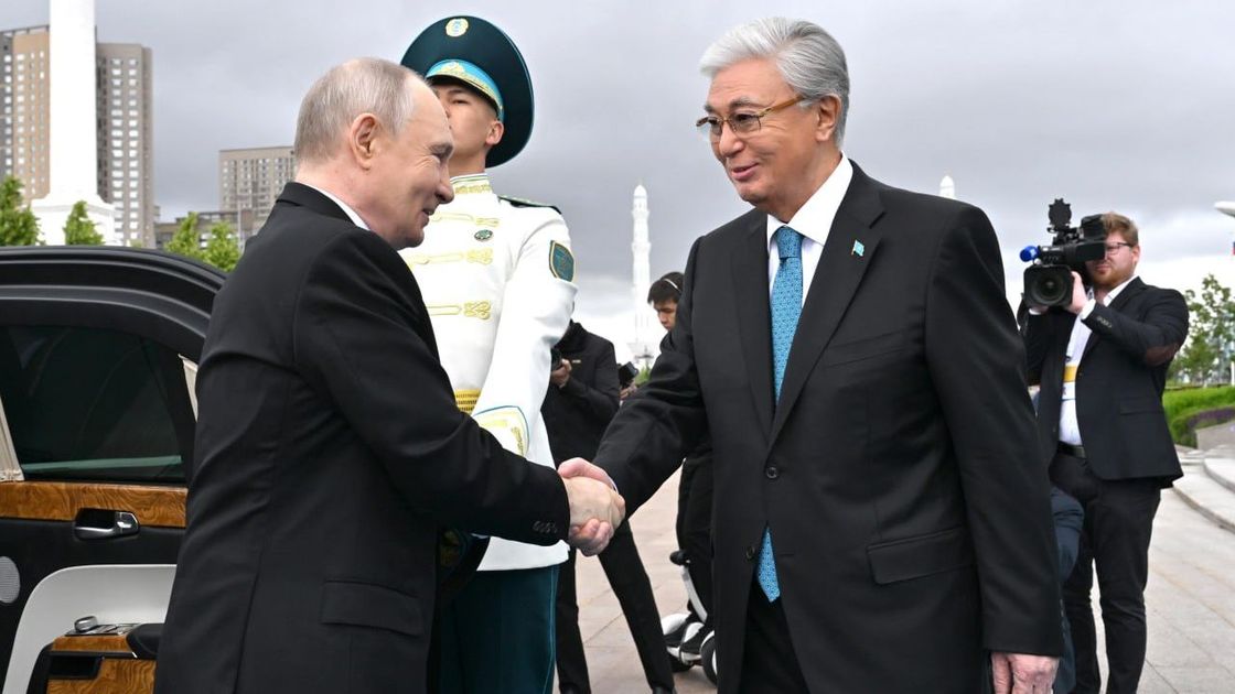 Касым-Жомарт Токаев и Владимир Путин