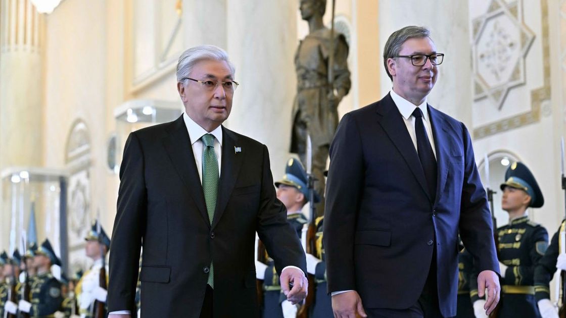 Касым-Жомарт Токаев и Александр Вучич