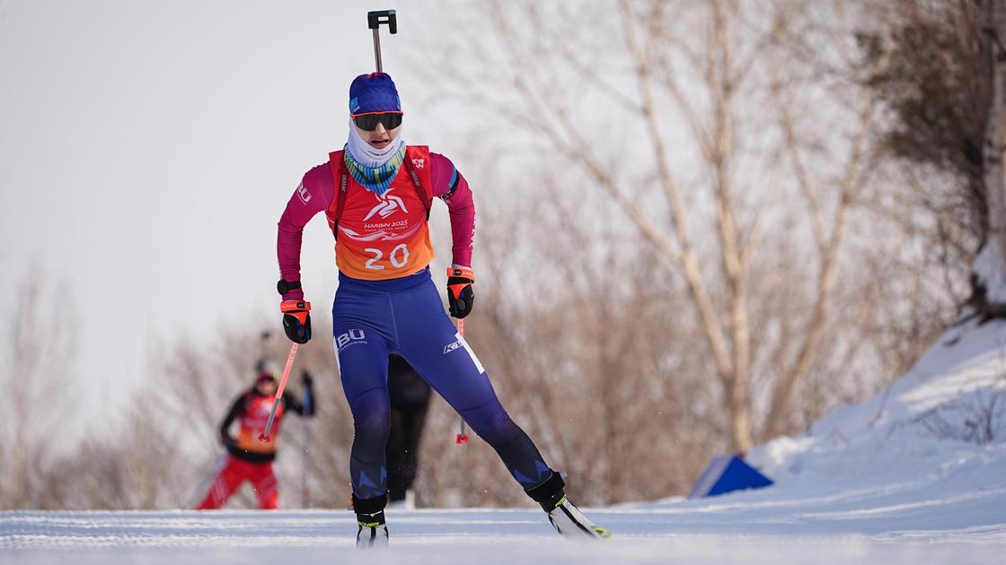 Казахстанская биатлонистка Арина Крюкова