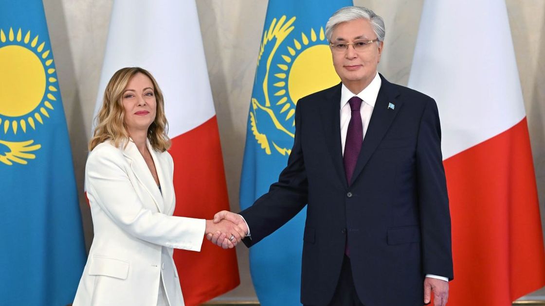 Касым-Жомарт Токаев и Джорджа Мелони