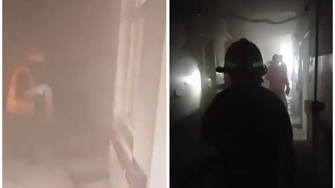 Пожар в больнице