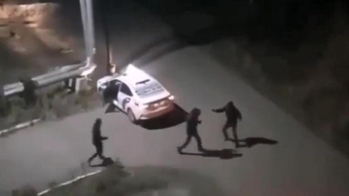Нападение на водителя такси в Караганде