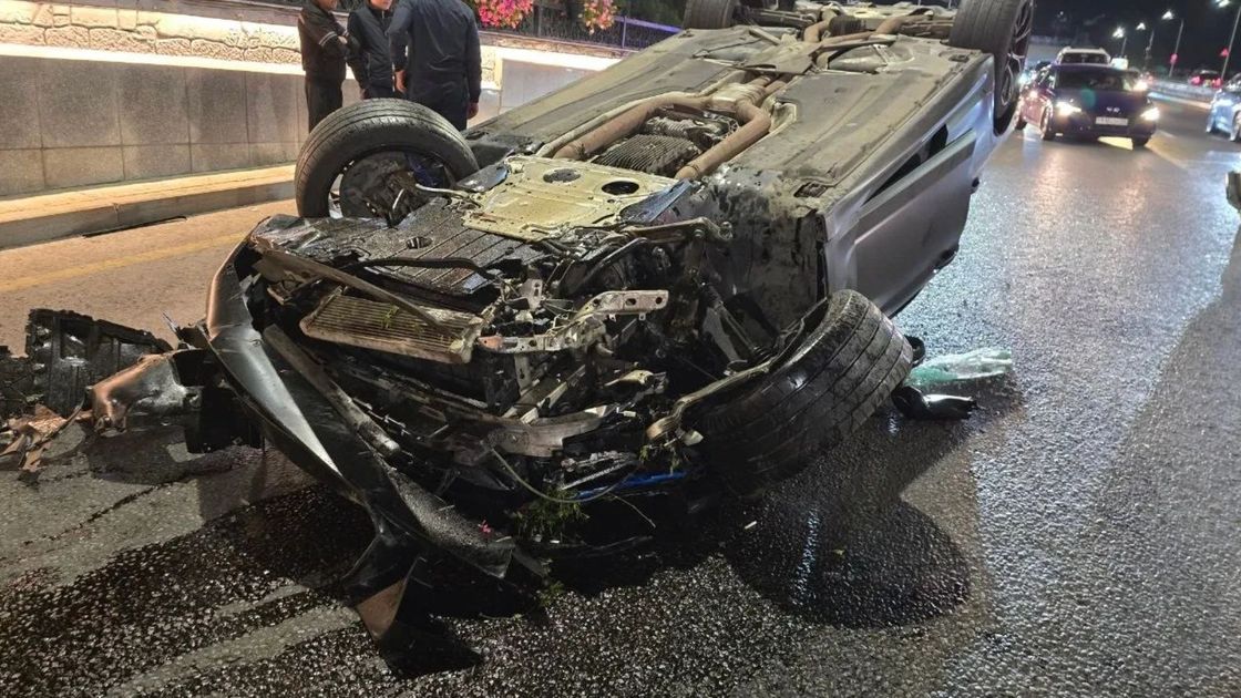 Автомобиль попал в аварию