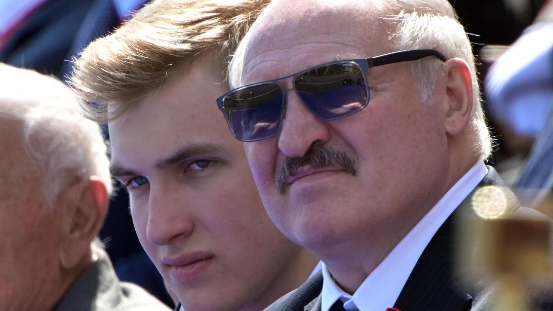 Лукашенко с сыном Николаем
