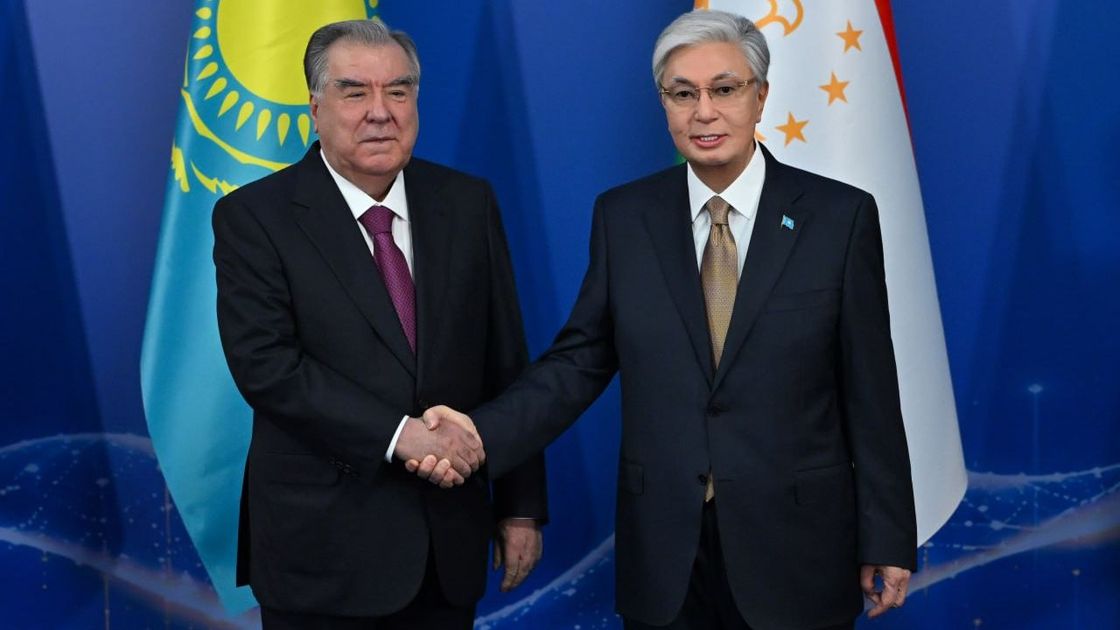 Тоқаев пен Эмомали Рахмон