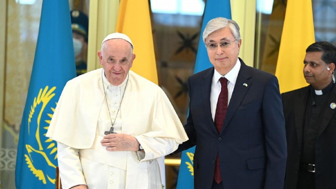 Папа римский Франциск и Касым-Жомарт Токаев