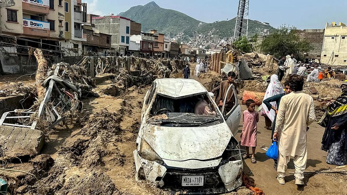 Последствия наводнения в Пакистане