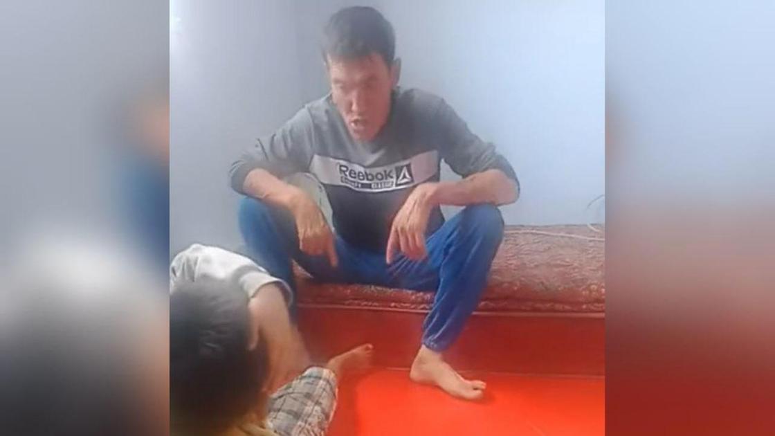 Түркістан облысында балаларын аяусыз сабаған ер адам қамауға алынды
