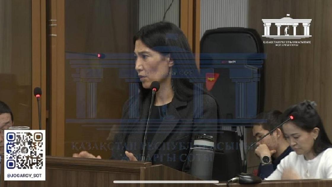 Свидетель Гульнара Насырбекова в суде