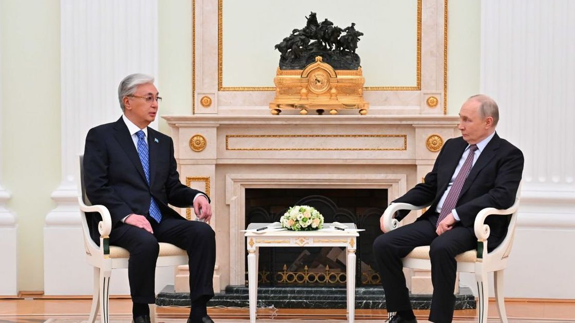 Қасым-Жомарт Тоқаев пен Владимир Путин