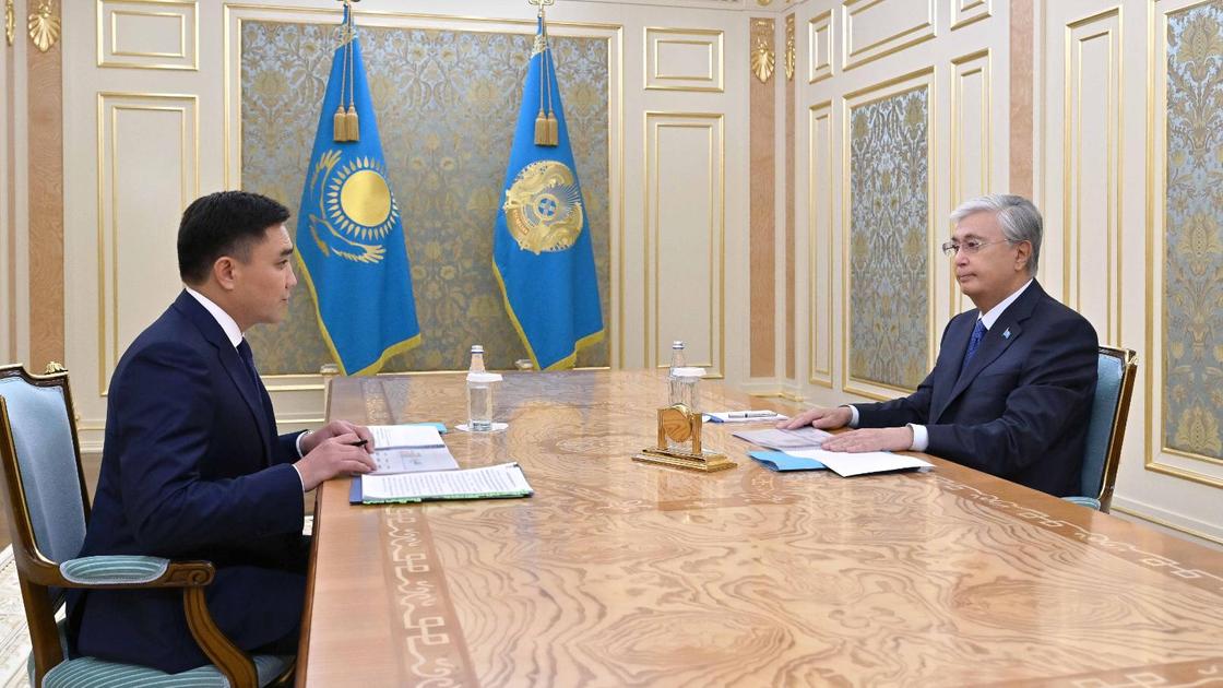 Касым-Жомарт Токаев и Габит Сыздыкбеков