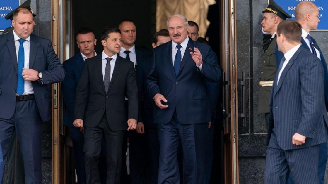 Владимир Зеленский и Александр Лукашенко