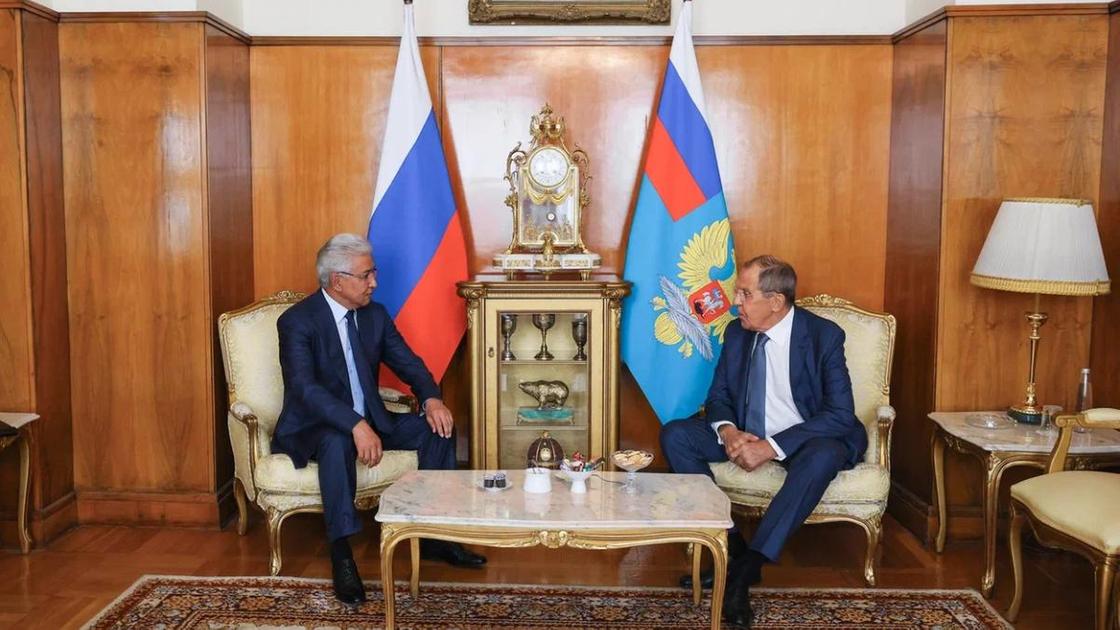 Имангали Тасмагамбетов и Сергей Лавров