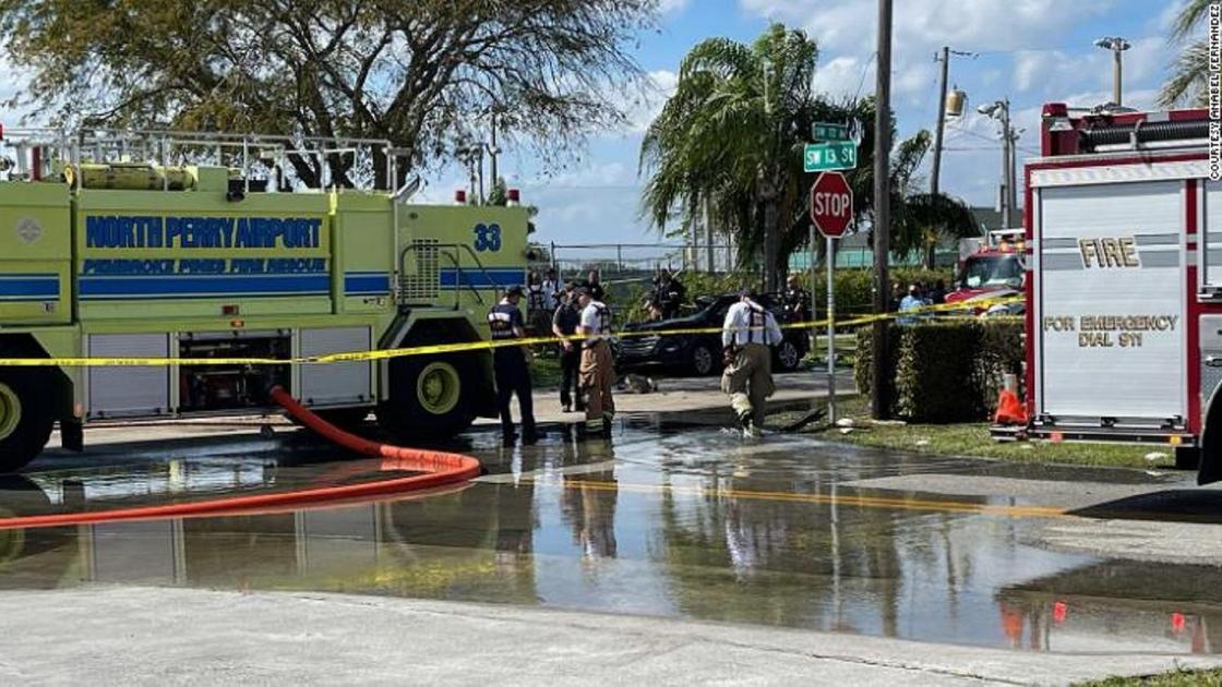 Пожарные на месте происшествия во Флориде