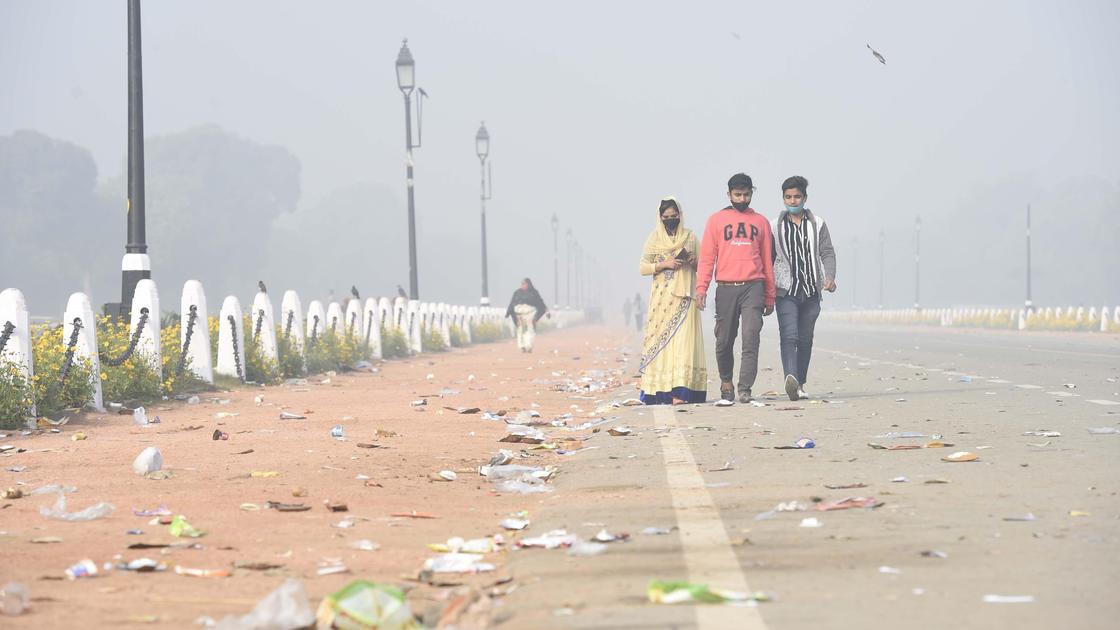 Загрязненный воздух в Индии
