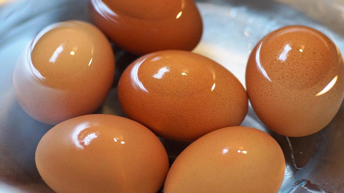 Отваренные яйца