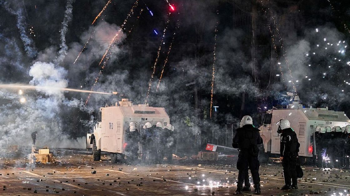 Протесты в Албании