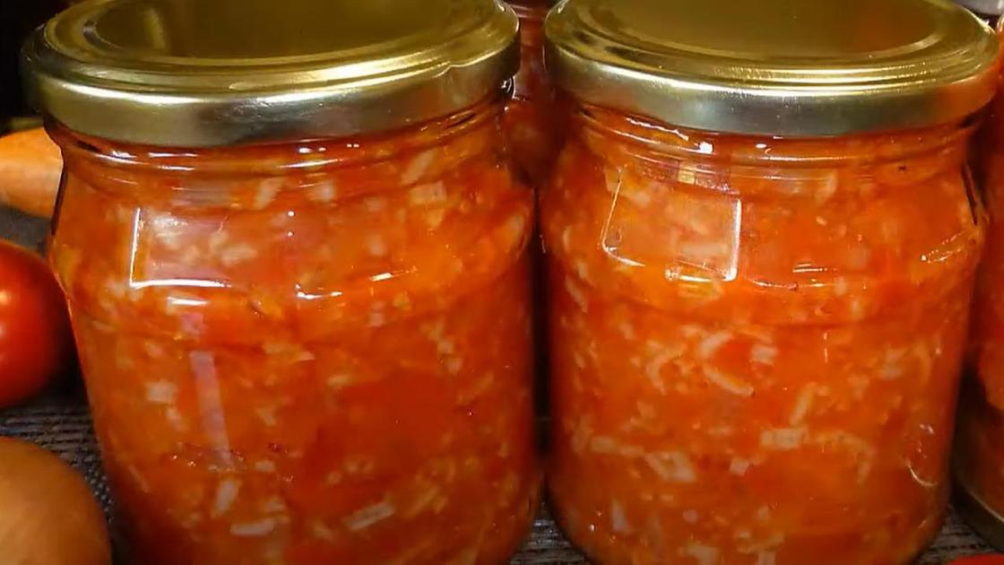 Салат лечо с рисом Салат лечо с рисом