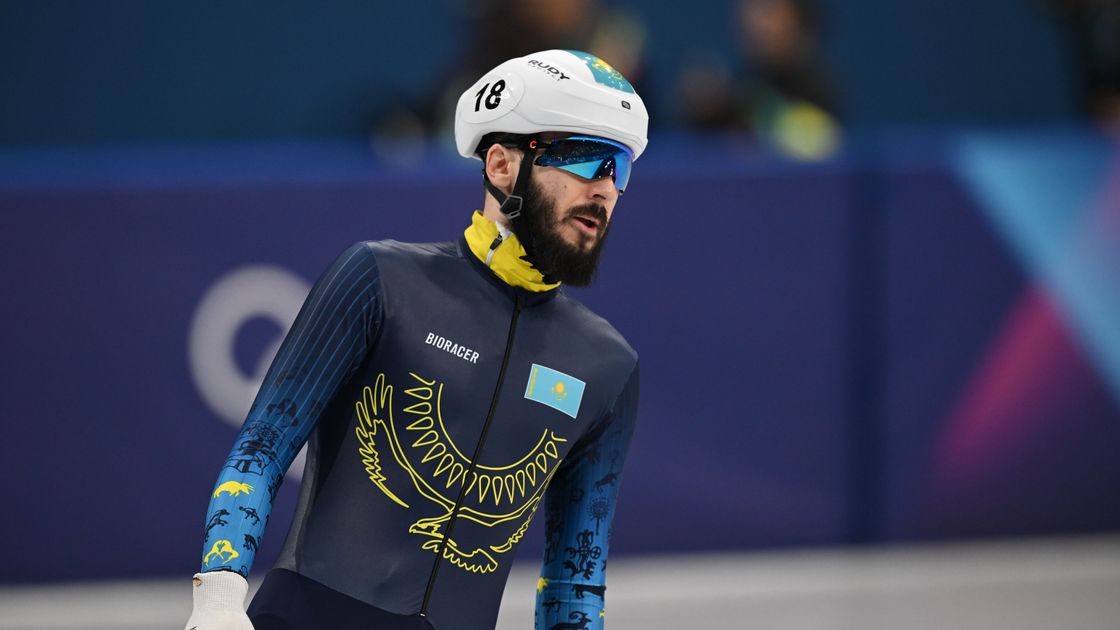 Казахстанский шорт-трекист Денис Никиша