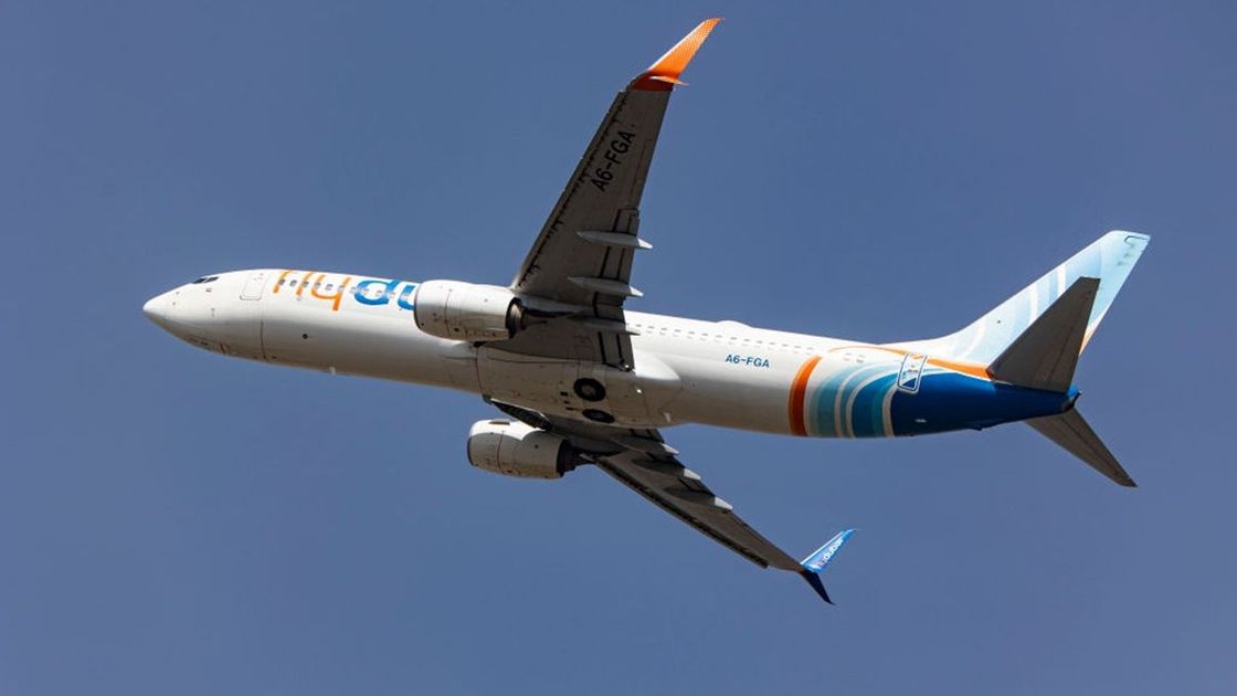 Самолет авиакомпании FlyDubai