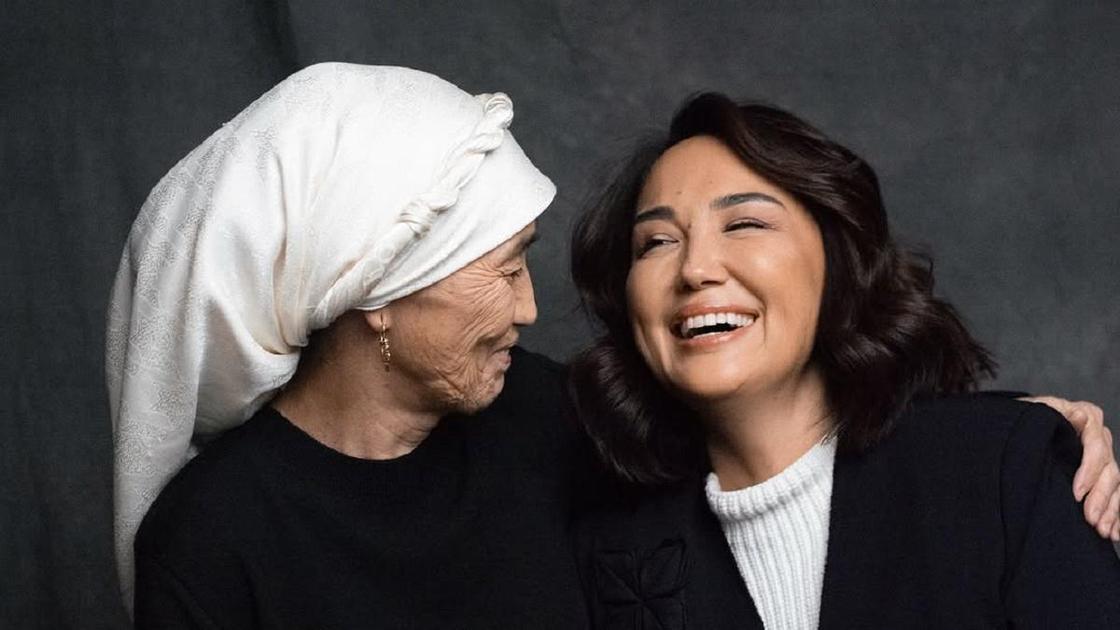 Ляйля Султанкызы с мамой